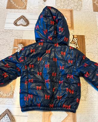 Piumino 100 grammi bambina con cappuccio