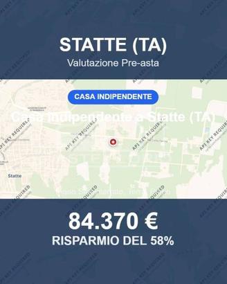 Immobile in asta di 90 m² con box auto a Statte
