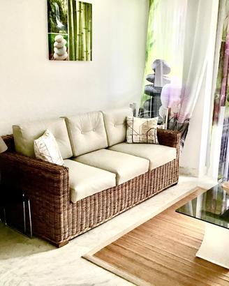 DIVANO RATIN BEIGE MARRONE