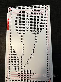 Scheda per maglieria disegno TULIPANI