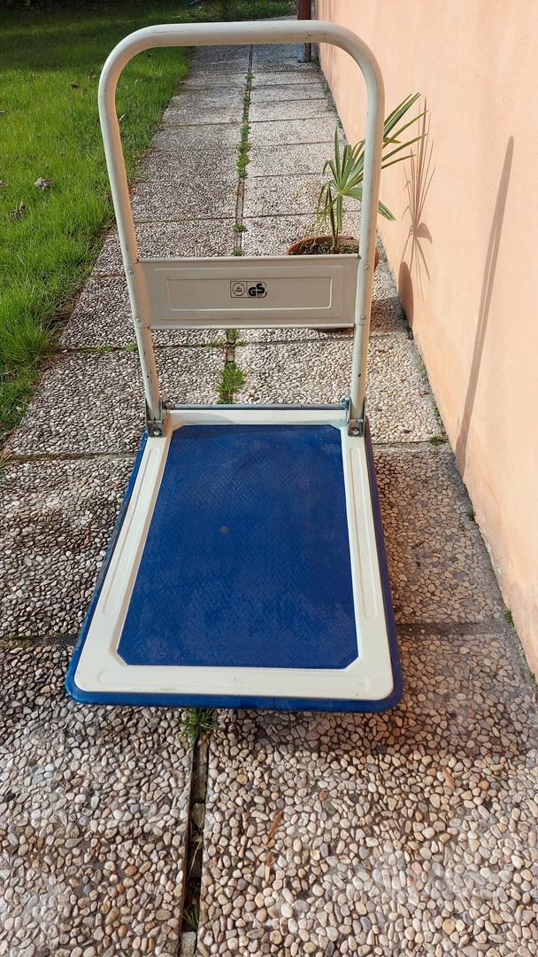 COSTWAY Carrello a Piattaforma Pieghevole, Carrello Portatutto con