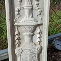 Coppia di  pannelli decorativi in Marmo del 1700