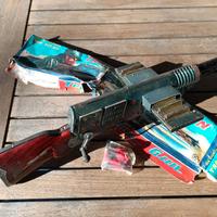 Tracer Machine Gun Tin Toy Japan K gioco latta '60