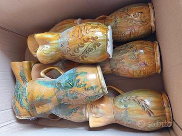 LOTTO 200 ANFORE E CRETA CERAMICA SOUVENIR STOCK