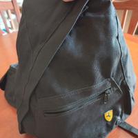 zaino monospalla nero vintage