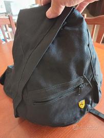 zaino monospalla nero vintage