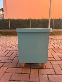 Cassettiera IKEA MAMMUT 4 cassetti – azzurro