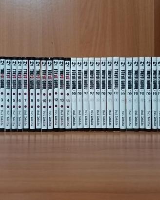 Tokyo Ghoul e Tokyo Ghoul:re completo 