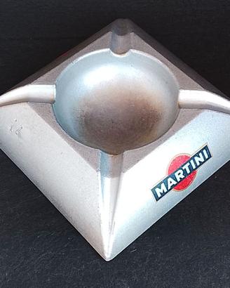 Posacenere Martini anni 70 alluminio