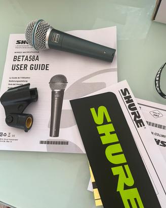 Microfono shure beta 58A