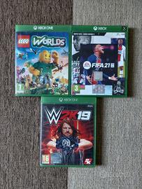 Lotto 3 Giochi Xbox One (Lego+Fifa21+WWE 2K19)