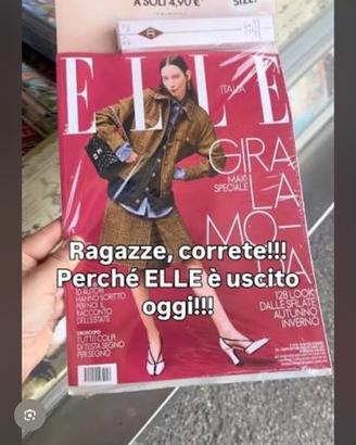 rivista elle se ce l’avete scrivetem