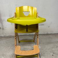 Seggiolone in legno Pali