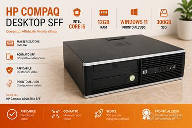 HP i5 12GB 300GB SSD HP
