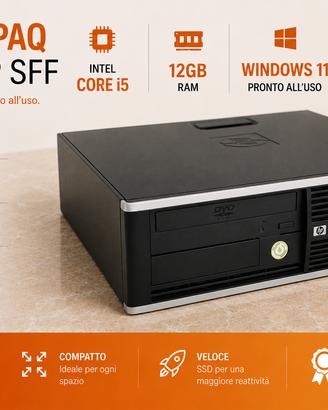 HP i5 12GB 300GB SSD HP