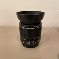 Canon obiettivo EF-S 18-55 IS II + paraluce