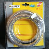 tubo flessibile cromato nuovo maurer per doccia