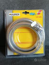 tubo flessibile cromato nuovo maurer per doccia