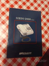 Manuale telefono sirio 2000 view telecom