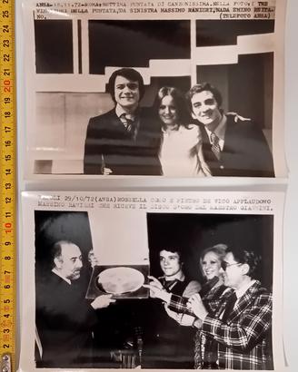 VECCHIE RARE FOTO MASSIMO RANIERI NADA REITANO '72