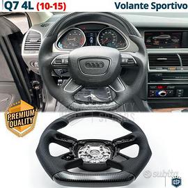 VOLANTE Sportivo Per Audi Q7 4L Carbonio e Pelle