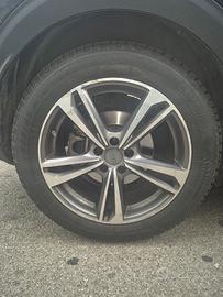 cerchi in lega con gomme invernali peugeot 3008