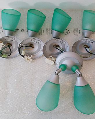 Lampade Parete Applique METALLO - VETRO Sforzin
