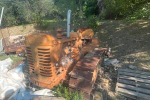 Trattore d’epoca OM35-40, con libretto originale.