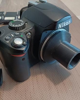 Nikon D60 Black DSLR Camera Body with Charger & 3 