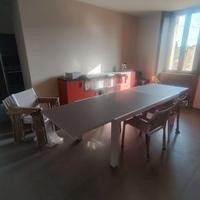 TAVOLO NORDIC 200/320X100 ALLUMINIO BIANCO