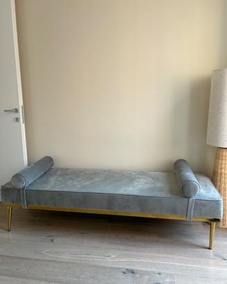 Chaise Loungue Westwing oro e grigio