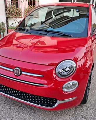 Fiat 500 1.0 hybrid Collezione Cromo Red 3600 km