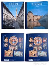 Set 2 volumi I grandi Musei del mondo-Uffizi.Louvr