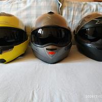 set 3 caschi moto