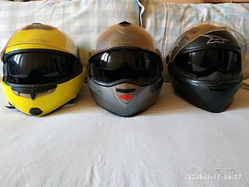 set 3 caschi moto