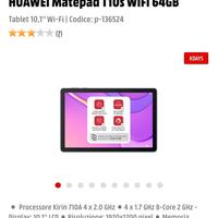 Tablet huawei matepad T10s wifi 64 gb
