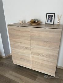 Mobile credenza moderna effetto legno
