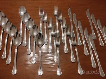 Set posate vintage silver plated INOX 18/C – circa