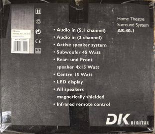 Home theatre 5.1 - 45W