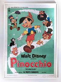 Pinocchio (1947) Poster Cinematografico 140x100