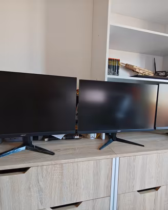Triplo Monitor 27" Full HD 75Hz Acer Nitro