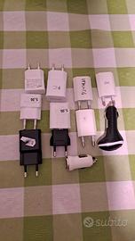 Set 10 alimentatori x telefoni cellulari