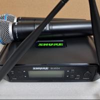 Centralina + microfono Shure beta 58a