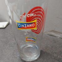 bicchiere vintage da collezione Cinzano 