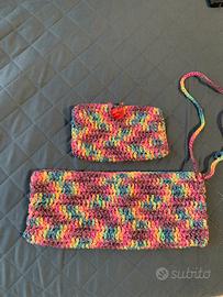 Set artigianale bio pochette portamonete