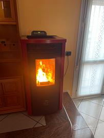 Stufa a pellet modello EF4 Gi Graco da 11kw