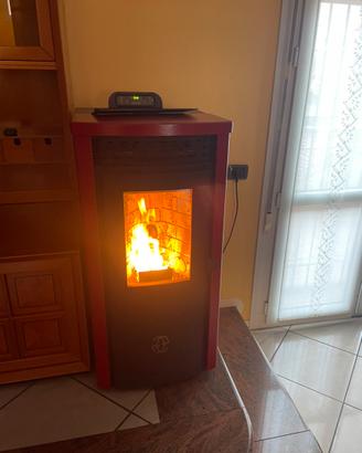 Stufa a pellet modello EF4 Gi Graco da 11kw