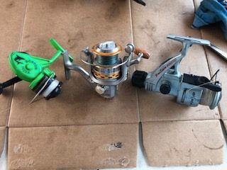 set mulinelli da pesca