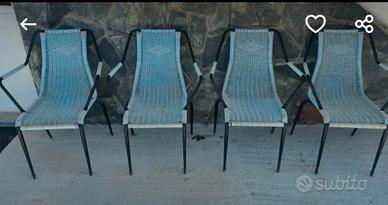 Sedie giardino anni 50