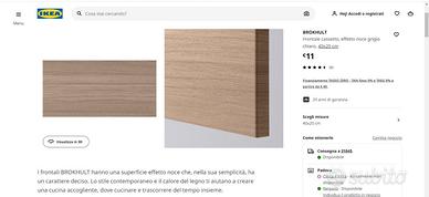 2 X IKEA Frontale cassetto